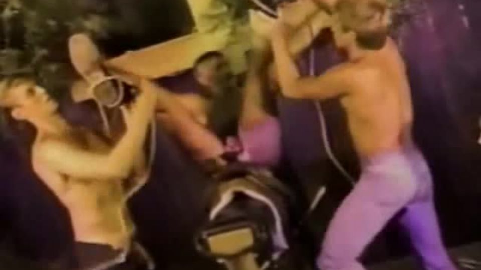 Retró meleg fiúk kemény csoportos kalandja