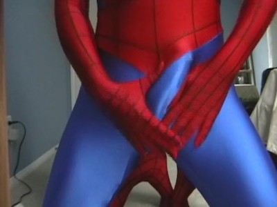 Spiderman lattice costume battere fuori il mio cazzo